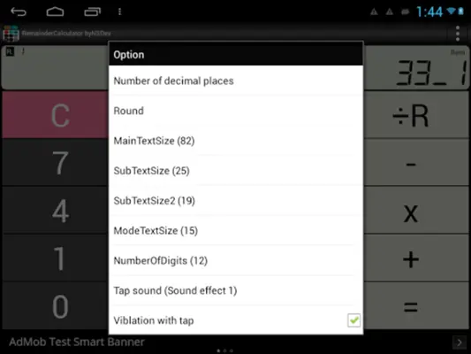 RemainderCalculator byNSDev android App screenshot 0