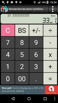 RemainderCalculator byNSDev android App screenshot 17