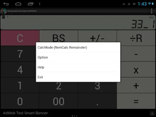 RemainderCalculator byNSDev android App screenshot 2